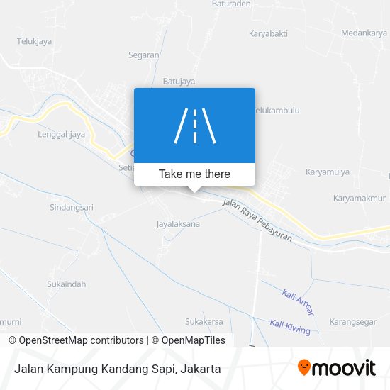 Jalan Kampung Kandang Sapi map