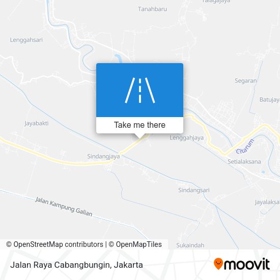 Jalan Raya Cabangbungin map