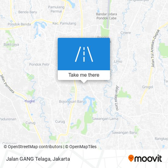 Jalan GANG Telaga map