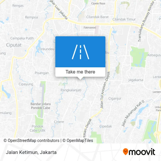 Jalan Ketimun map