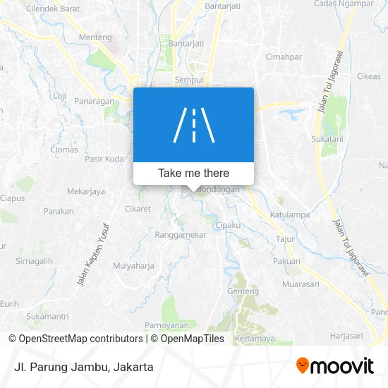Jl. Parung Jambu map