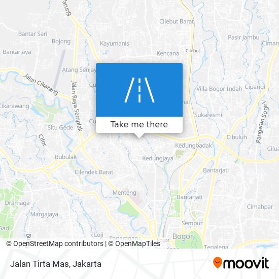 Jalan Tirta Mas map