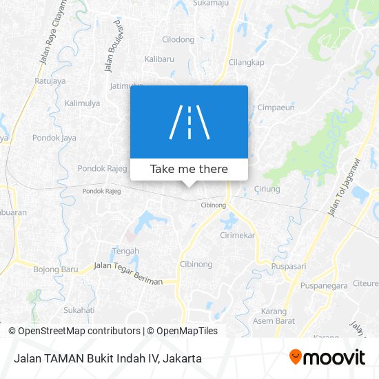 Jalan TAMAN Bukit Indah IV map