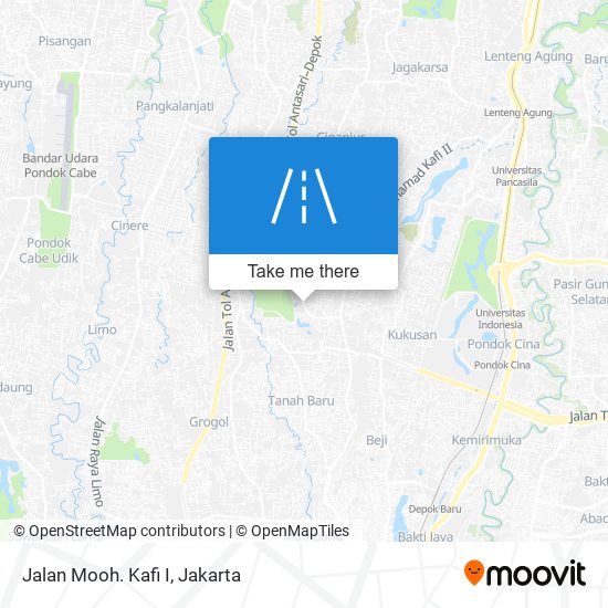 Jalan Mooh. Kafi I map