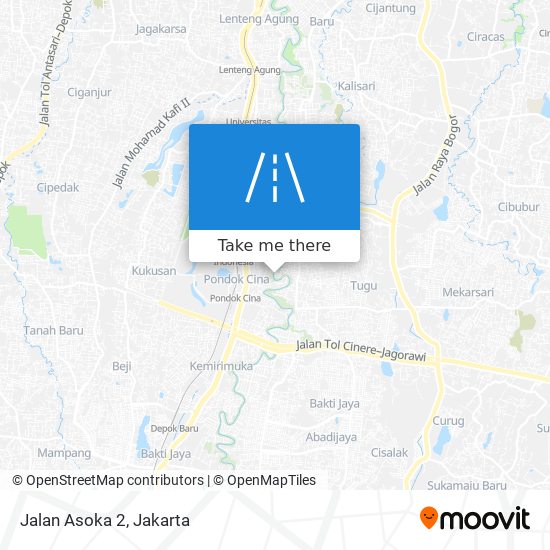 Jalan Asoka 2 map