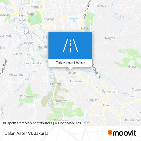 Jalan Aster VI map