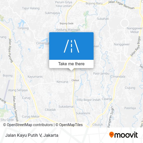 Jalan Kayu Putih V map