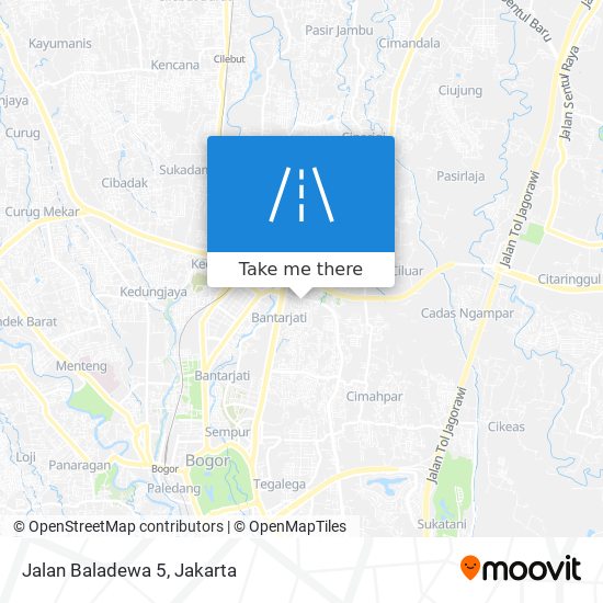 Jalan Baladewa 5 map