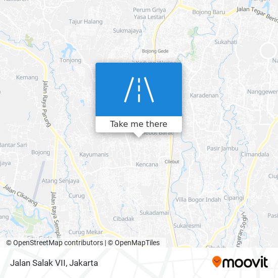 Jalan Salak VII map