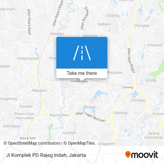 Jl Komplek PD Rajeg Indah map