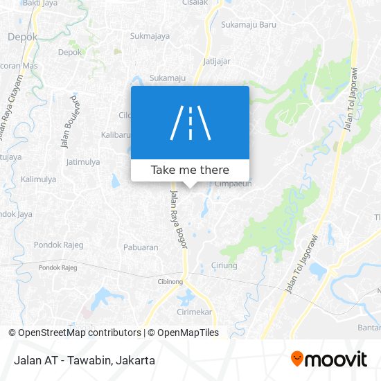 Jalan AT - Tawabin map