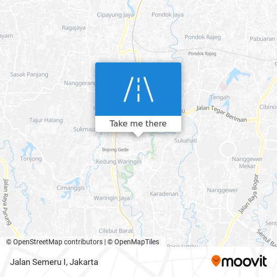 Jalan Semeru I map