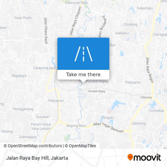 Jalan Raya Bay Hill map