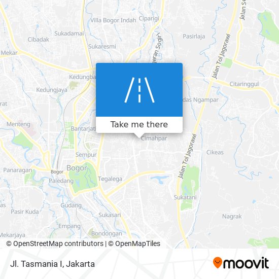 Jl. Tasmania I map