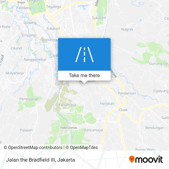 Jalan the Bradfield III map