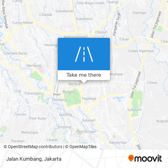 Jalan Kumbang map