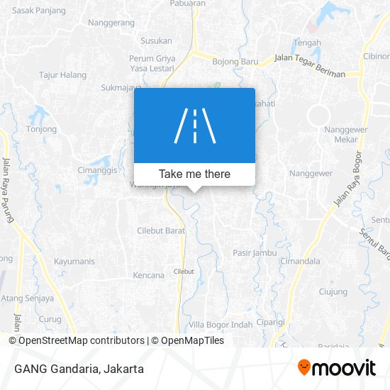 GANG Gandaria map