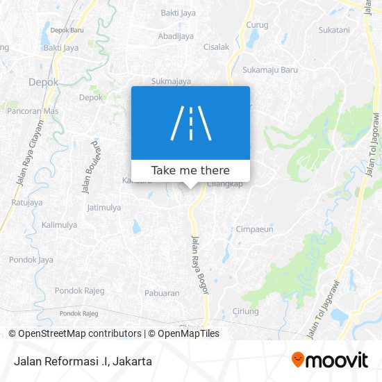 Jalan Reformasi .I map