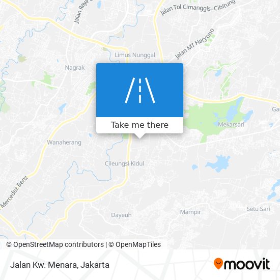 Jalan Kw. Menara map