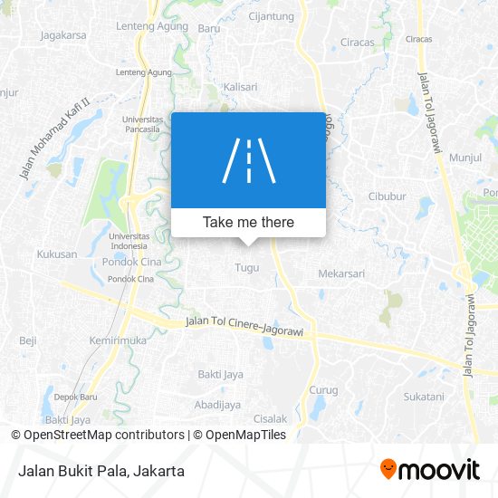 Jalan Bukit Pala map