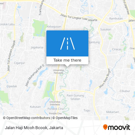 Jalan Haji Mcoh Bcook map