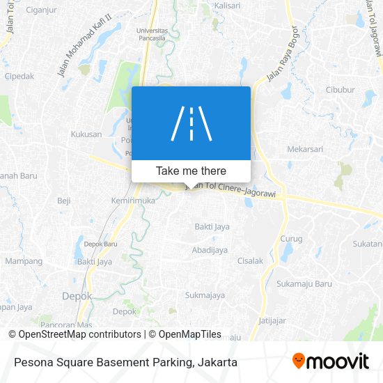 Pesona Square Basement Parking map
