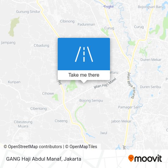 GANG Haji Abdul Manaf map