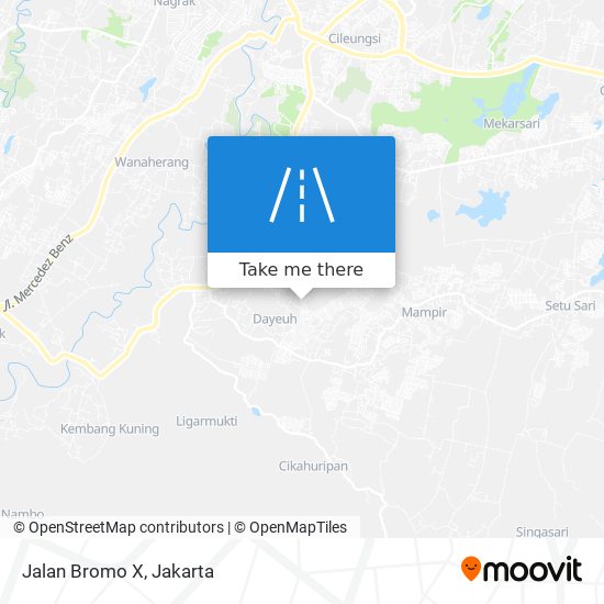 Jalan Bromo X map