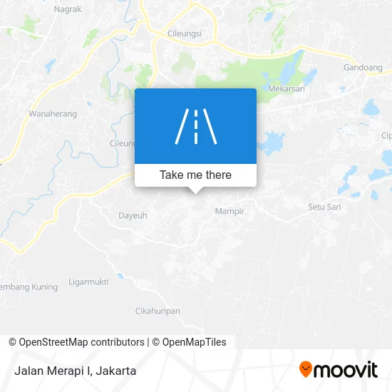 Jalan Merapi I map