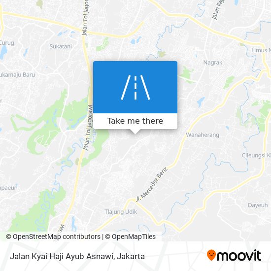 Jalan Kyai Haji Ayub Asnawi map