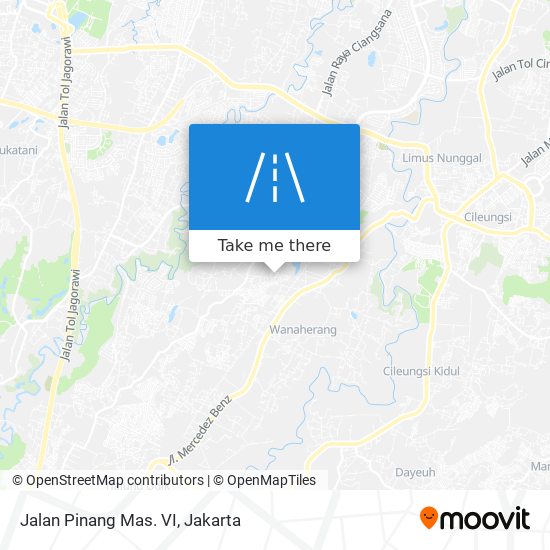 Jalan Pinang Mas. VI map