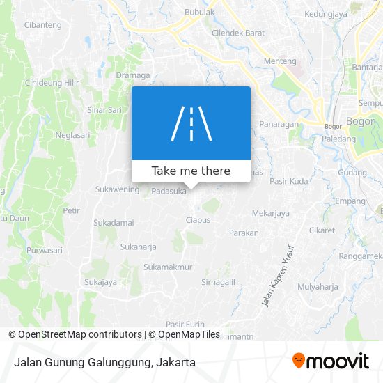 Jalan Gunung Galunggung map