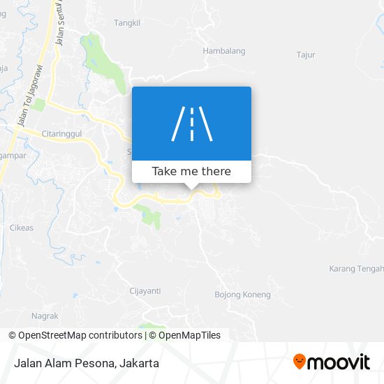 Jalan Alam Pesona map