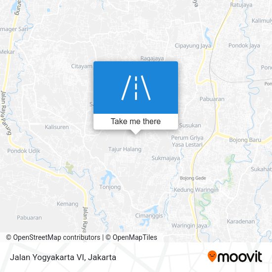 Jalan Yogyakarta VI map