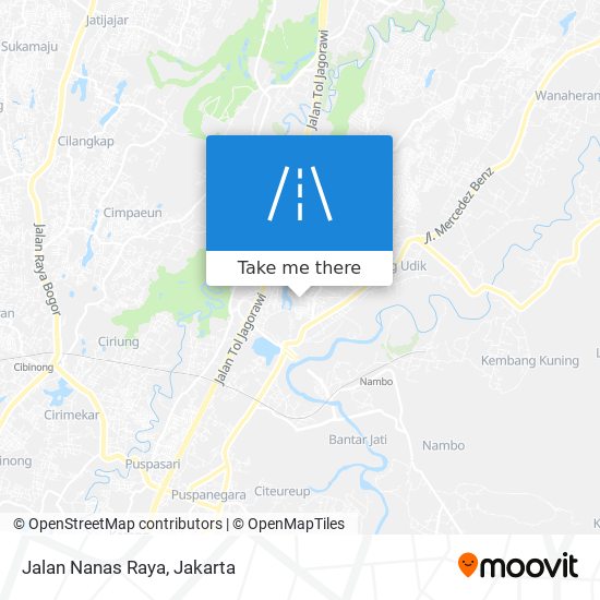 Jalan Nanas Raya map