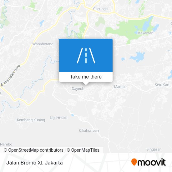 Jalan Bromo XI map