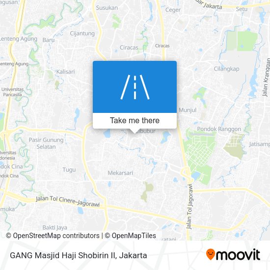 GANG Masjid Haji Shobirin II map