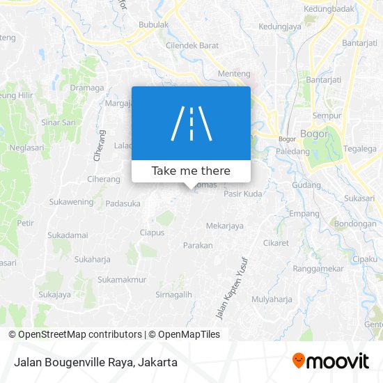 Jalan Bougenville Raya map