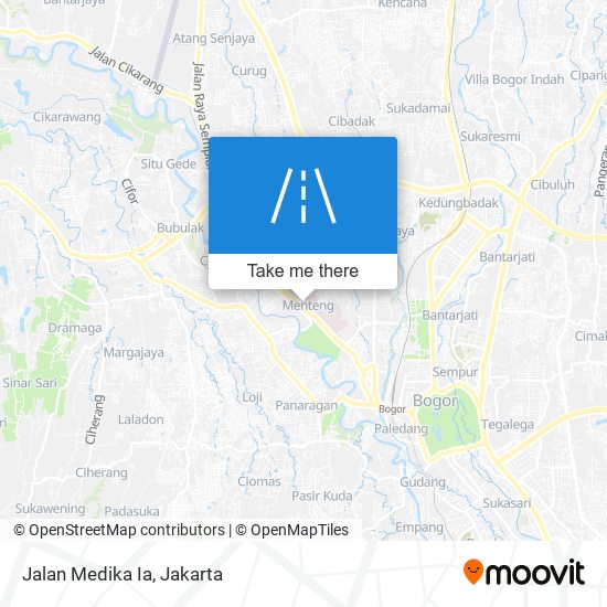 Jalan Medika Ia map