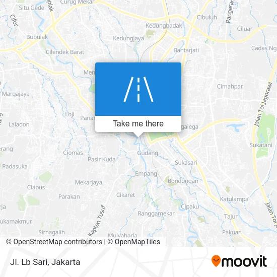 Jl. Lb Sari map