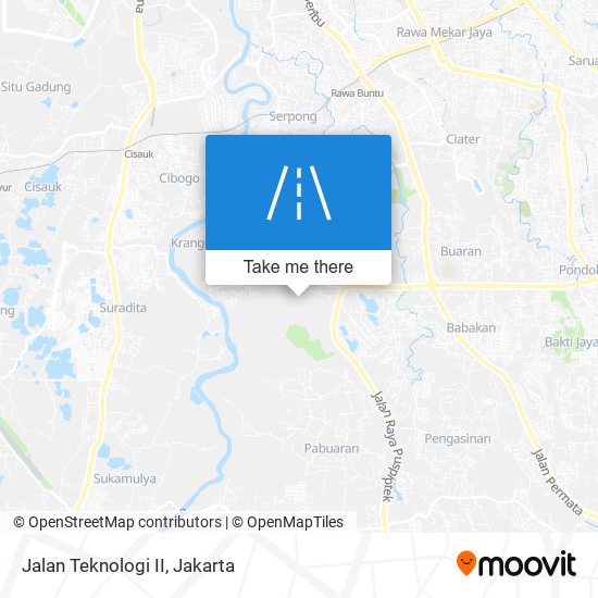 Jalan Teknologi II map