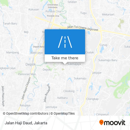 Jalan Haji Daud map