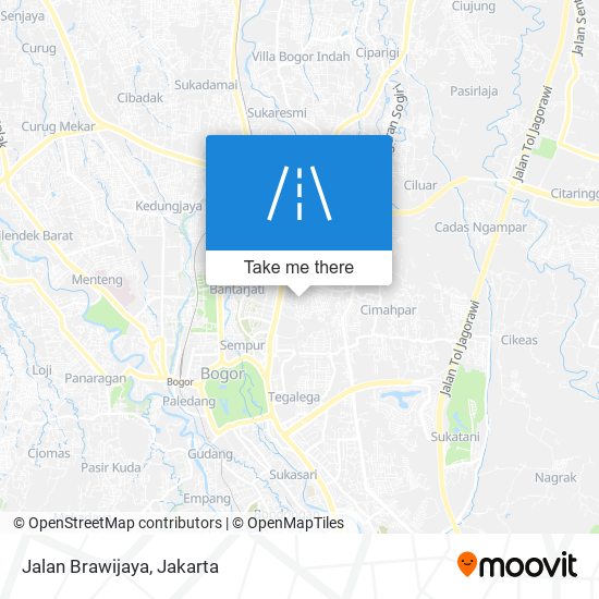 Jalan Brawijaya map