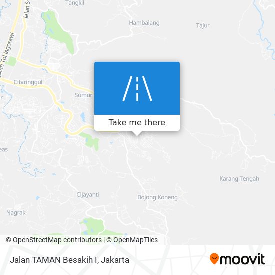 Jalan TAMAN Besakih I map