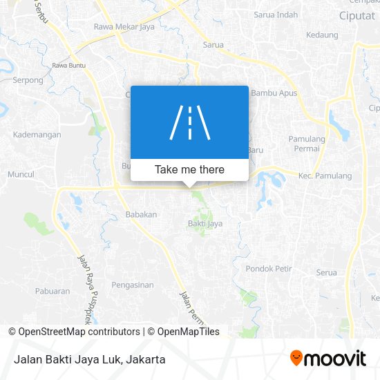 Jalan Bakti Jaya Luk map