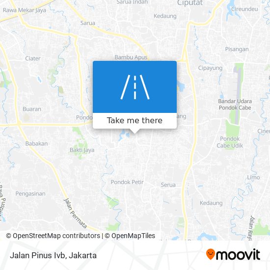 Jalan Pinus Ivb map