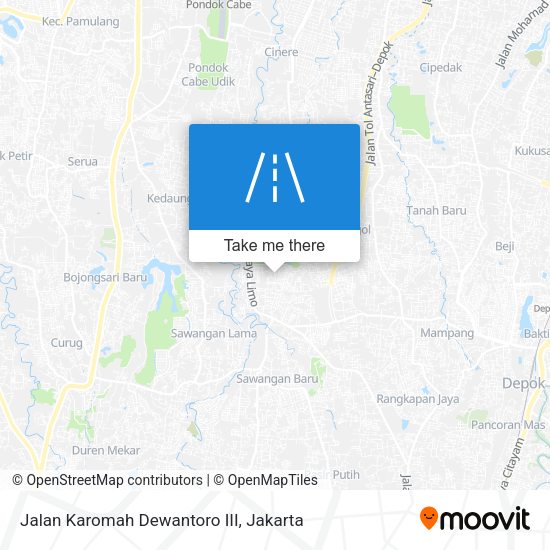 Jalan Karomah Dewantoro III map