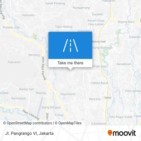 Jl. Pangrango VI map
