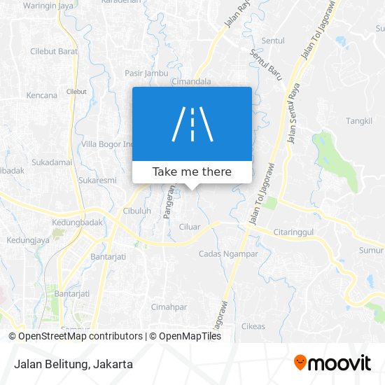 Jalan Belitung map