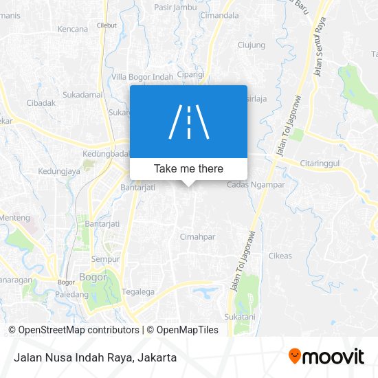 Jalan Nusa Indah Raya map